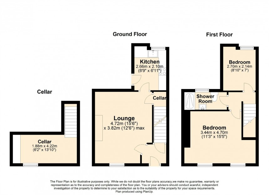 Floorplans For William Henry Street, Saltaire