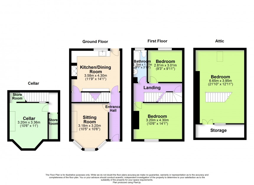 Floorplans For Park Avenue, Shipley